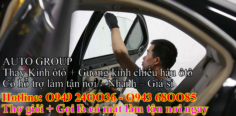 Sửa chữa gương kính xe hơi ô tô giá rẻ